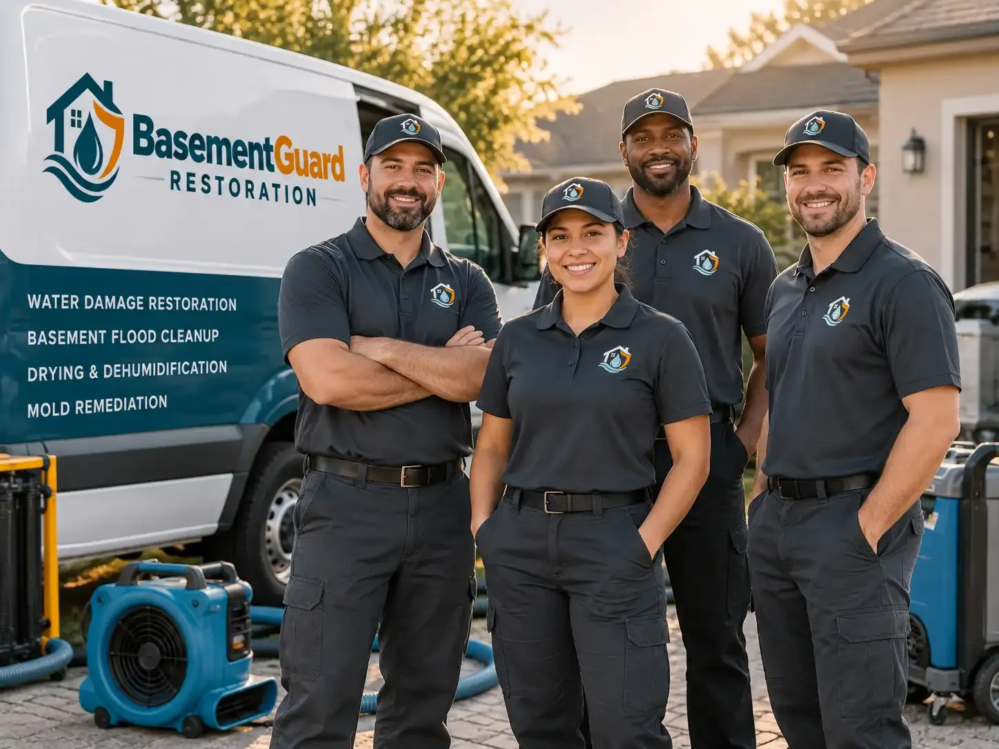 Basement Water Damage Restoration company in Lafferty, OH